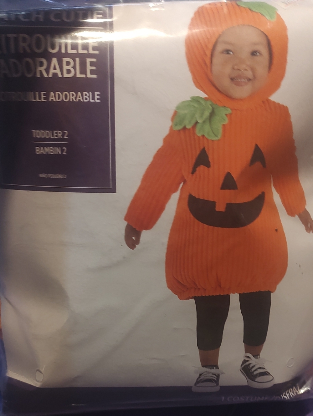 Kids Pumpkin Costume - Orange Toddler Pumpkin Outfit-NWT